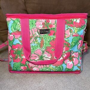 Lilly Pulitzer Floral Print Tote Cooler NEW W/OUT TAGS